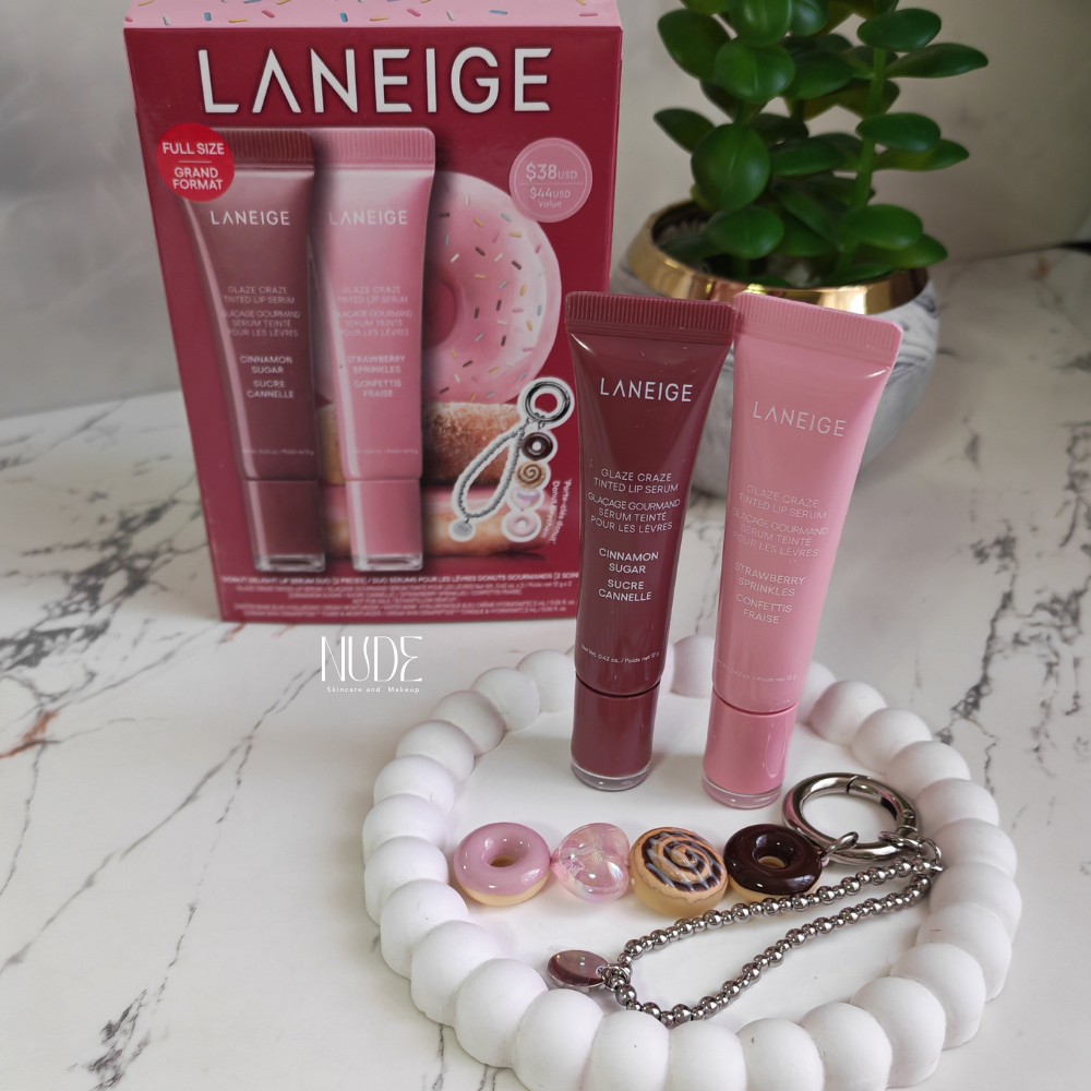 Glaze Craze Donut Delight Hydrating Tinted Lip Serum Duo