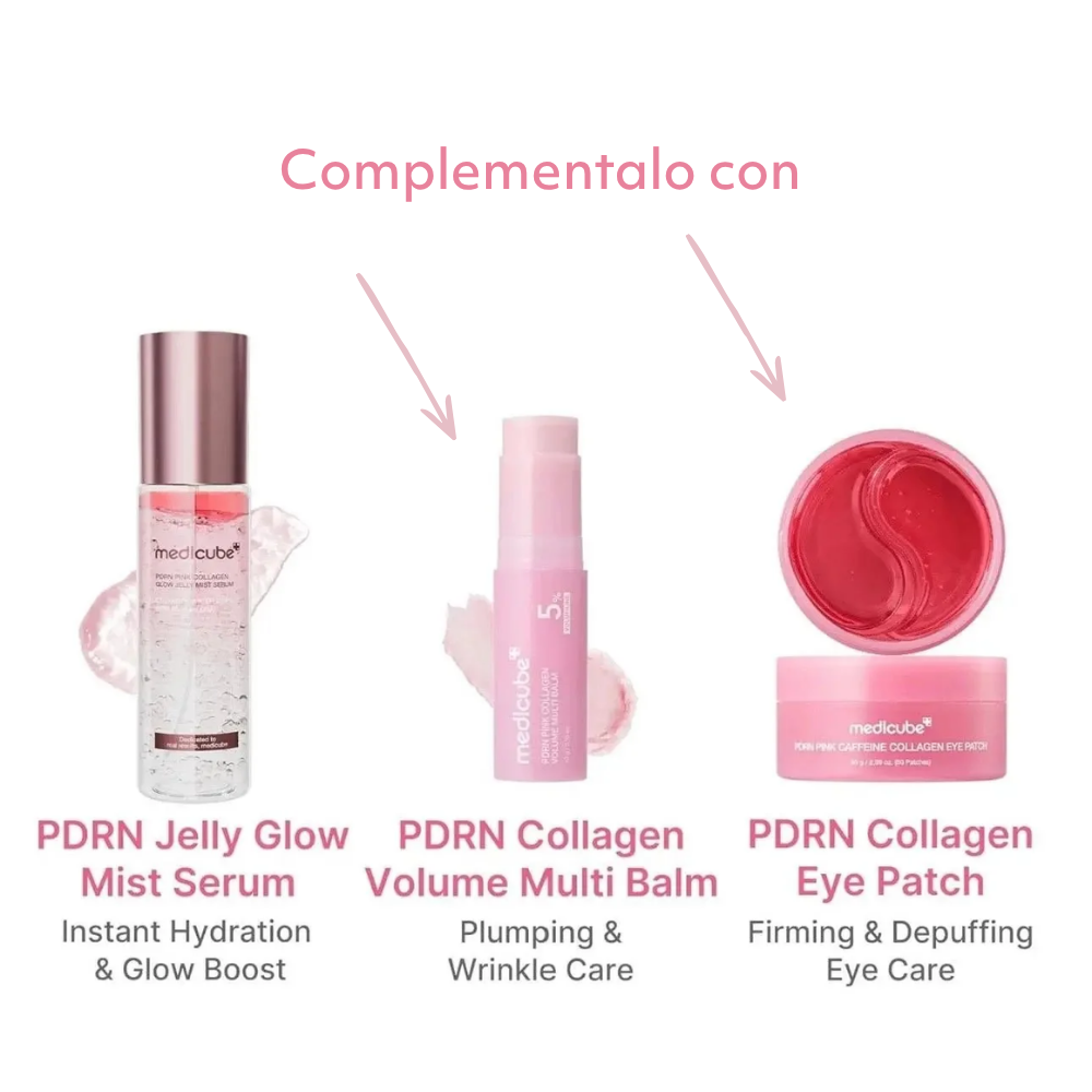Medicube Jelly Mist Serum con colágeno PDRN rosa