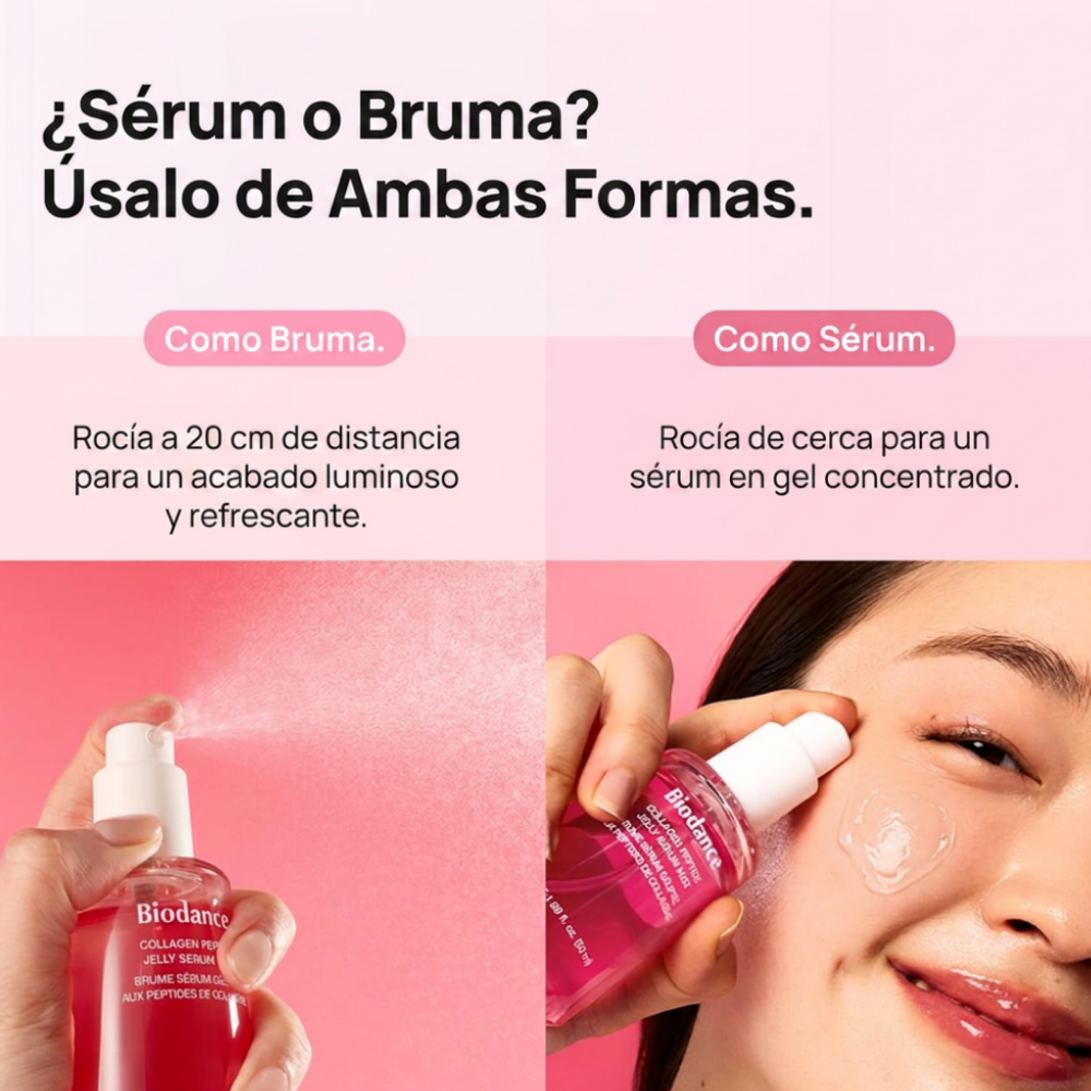Collagen pepride jelly serum mist
