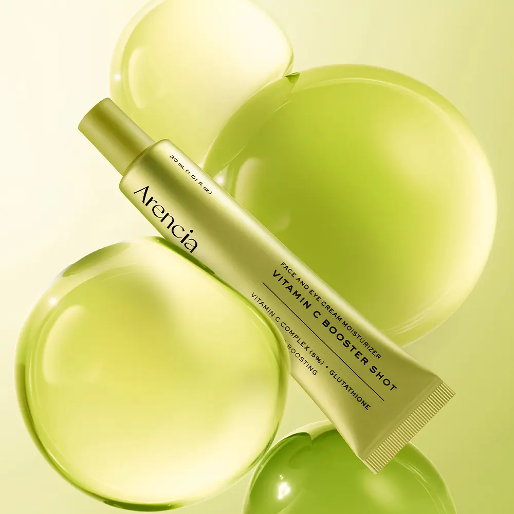 Vitamin C Booster Shot, Pure Vitamin C + Glutathione for Bright, Healthy Skin Glow,