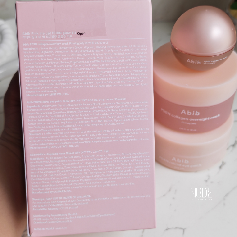 Pink Me Up PDRN Kit 3-pasos - nudemakeupgt