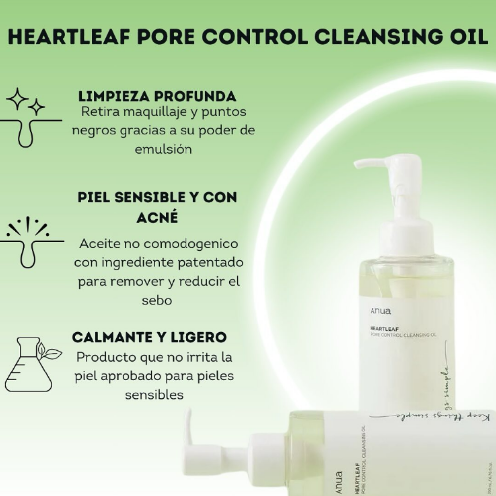 Heartleaf Pore Control Cleansing Oil - nudemakeupgt