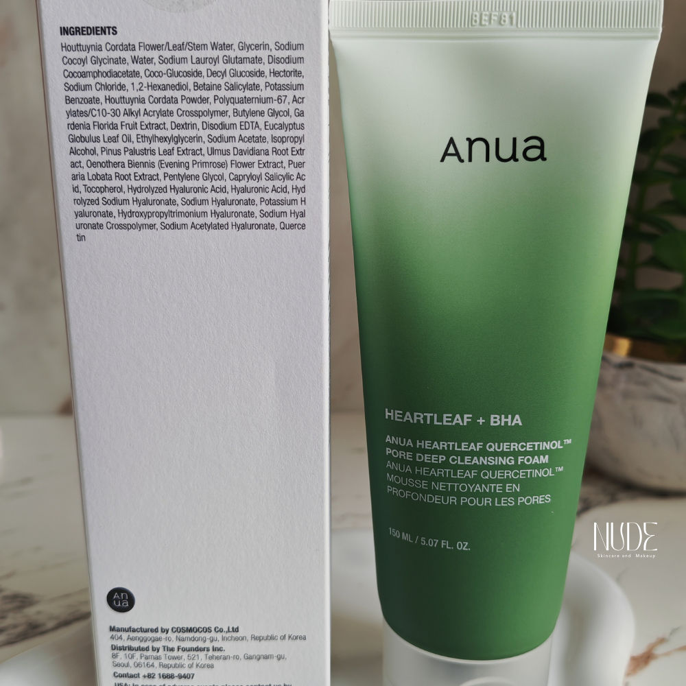 Heartleaf Quercetinol Pore deep cleansing foam - nudemakeupgt