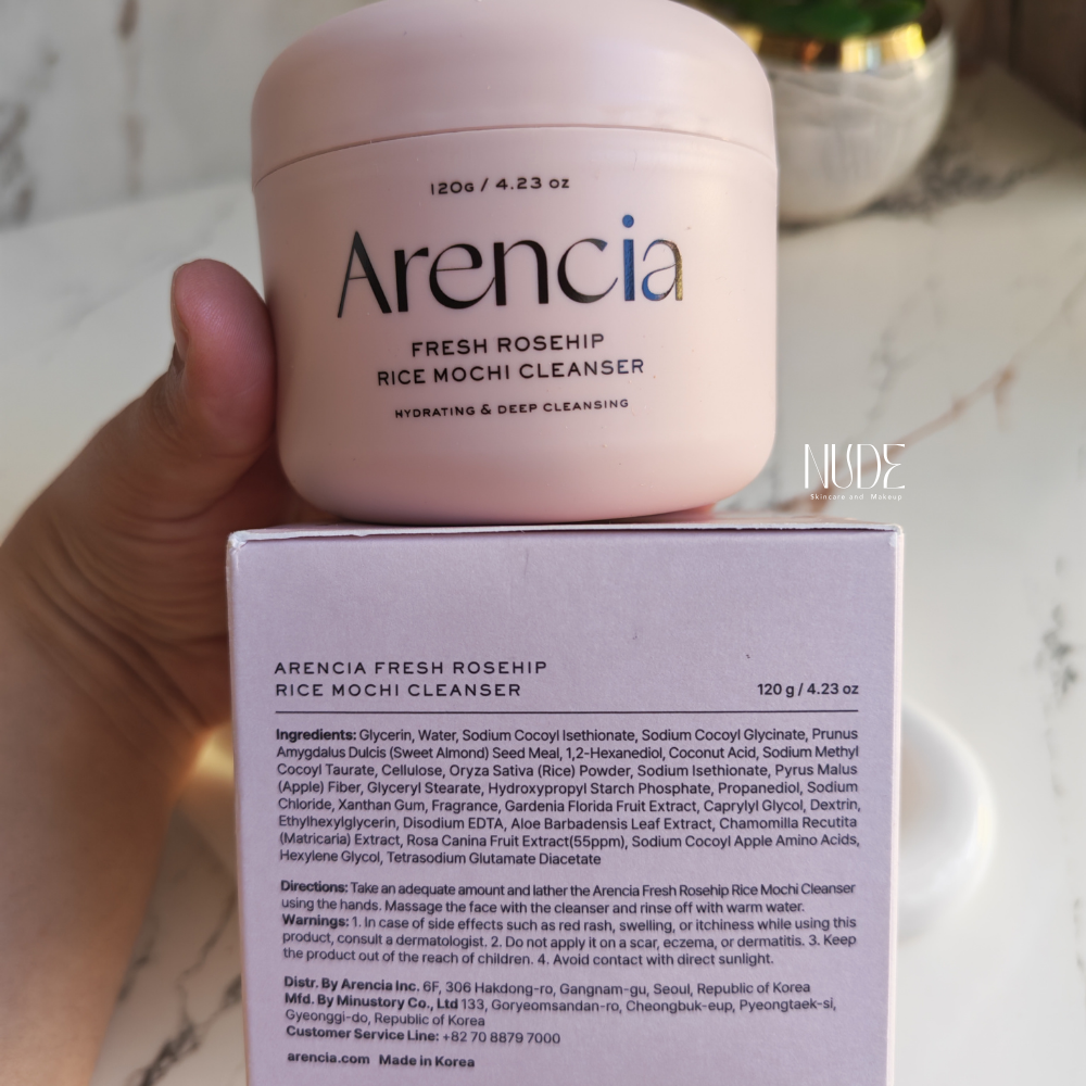 Fresh Rosehip Rice Mochi cleanser - nudemakeupgt