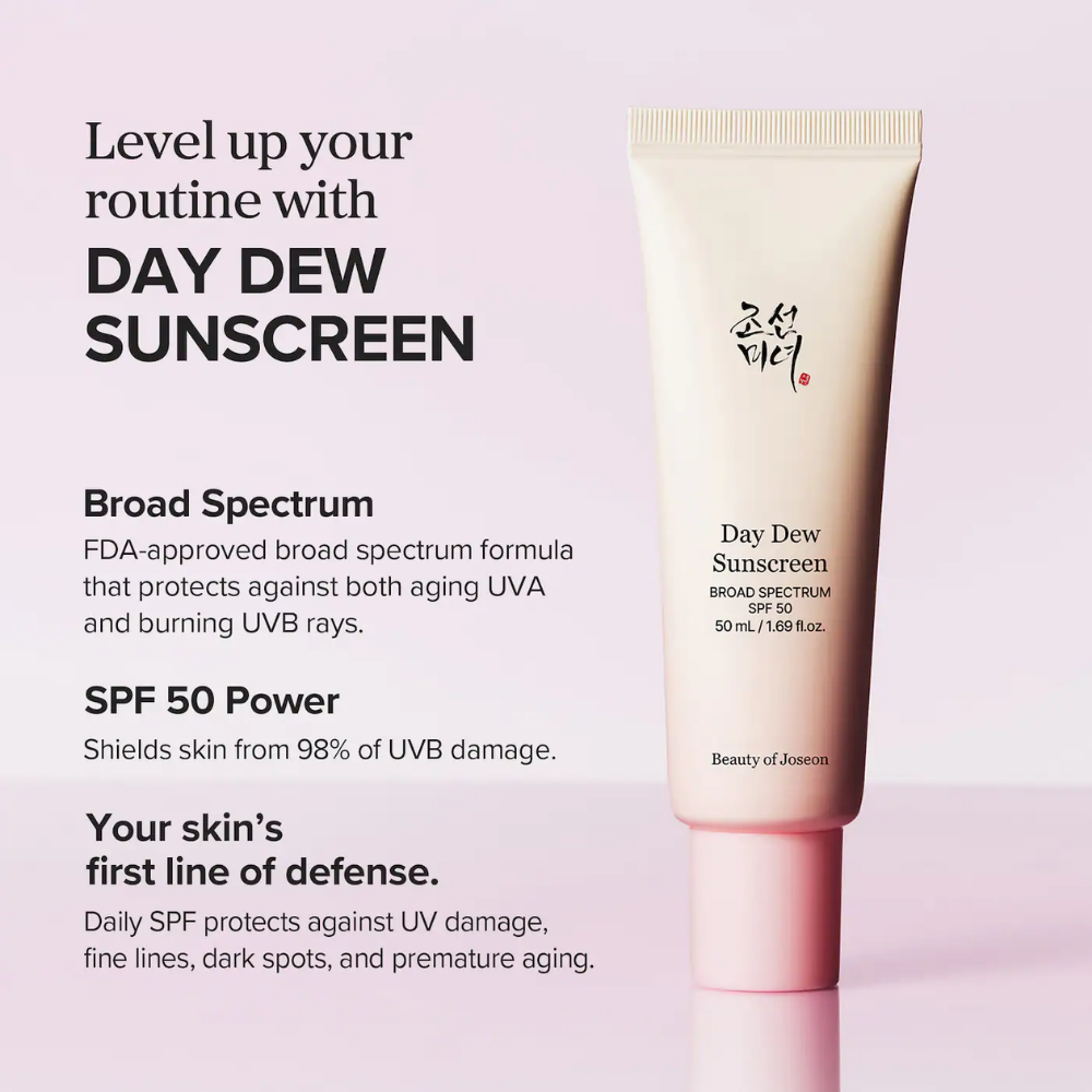 Day Dew Sunscreen Lightweight SPF 50 - nudemakeupgt