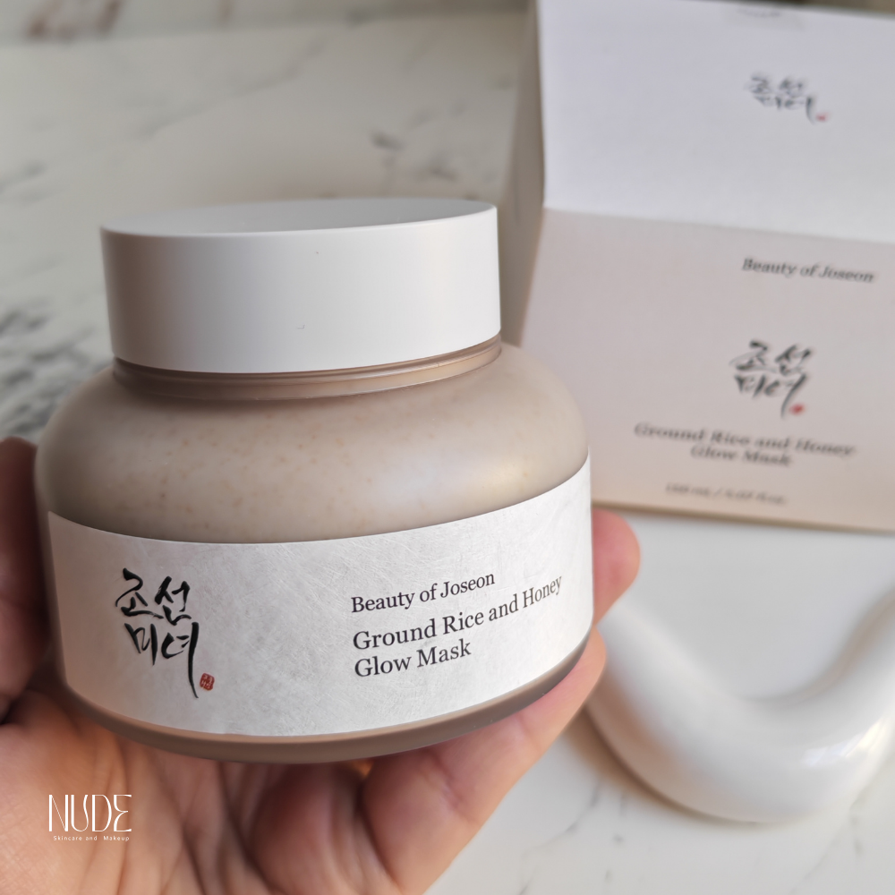 Ground rice and honey glow mask - nudemakeupgt