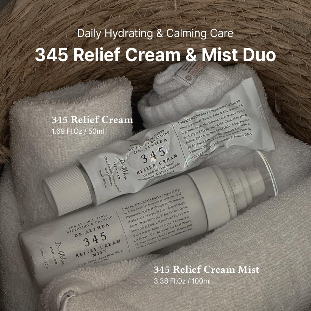 345 Relief cream & Mist duo
