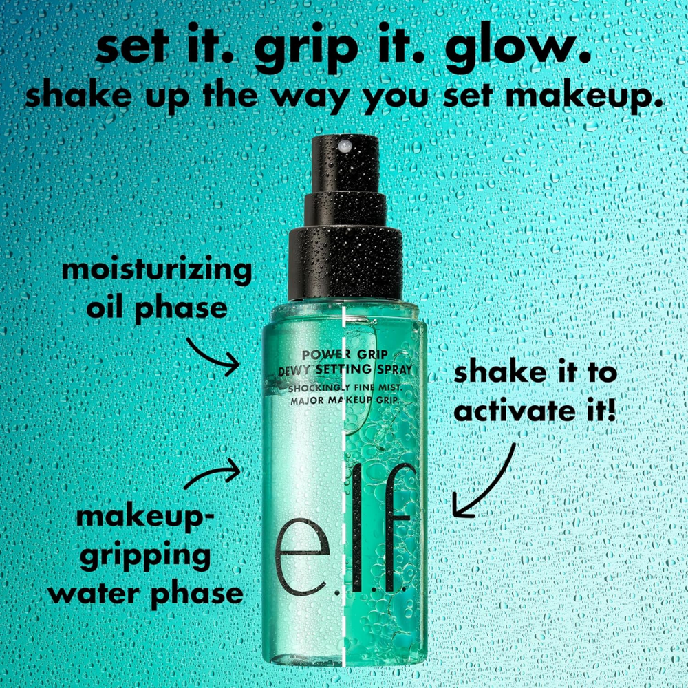 Power grip setting spray