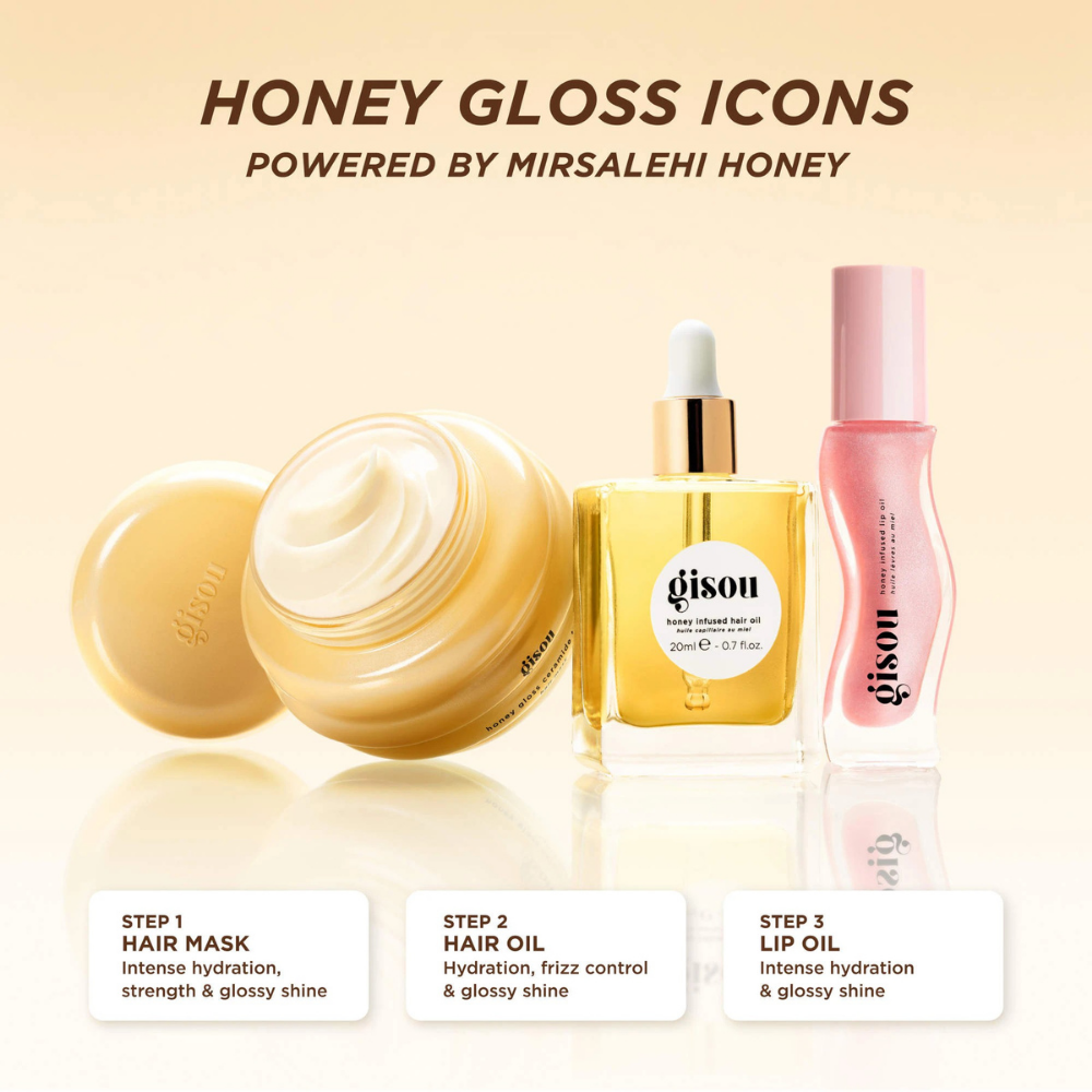 Set de cabello y labios Honey Glow Icons