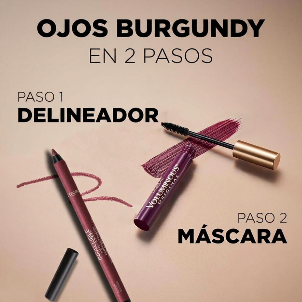 Infallible Pro-Last Pencil Eyeliner - Burgundy