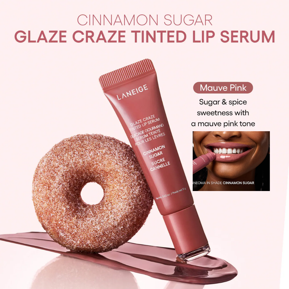 Glaze Craze Donut Delight Hydrating Tinted Lip Serum Duo