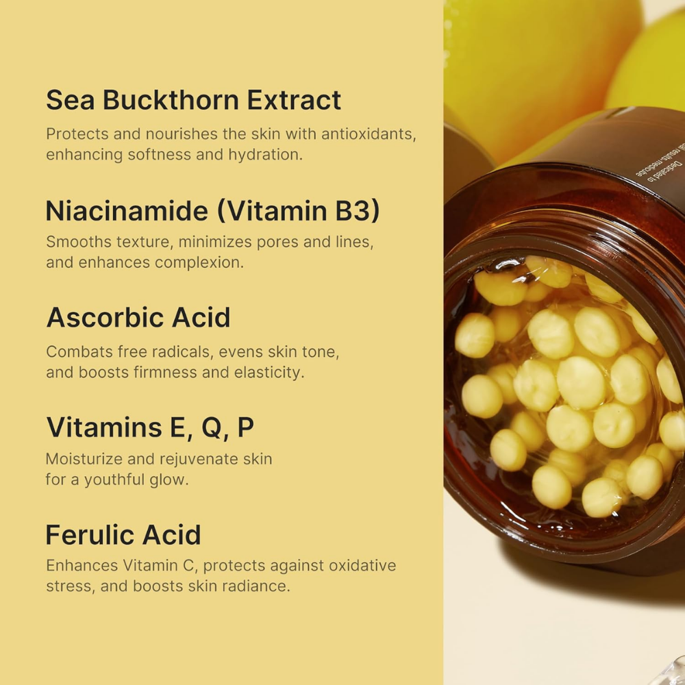 Vitamin C Golden Capsule Face Moisturizer cream - nudemakeupgt