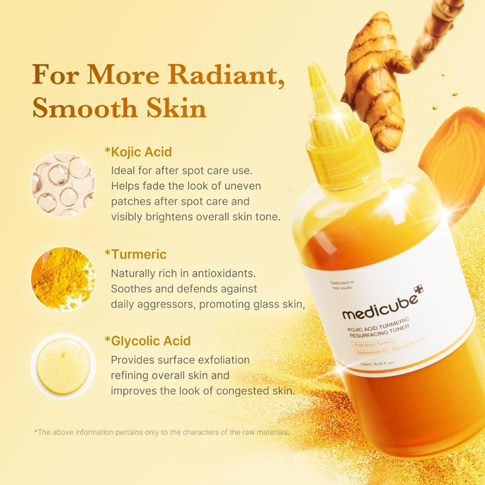 Kojic Acid Turmeric Smoothing Toner - nudemakeupgt