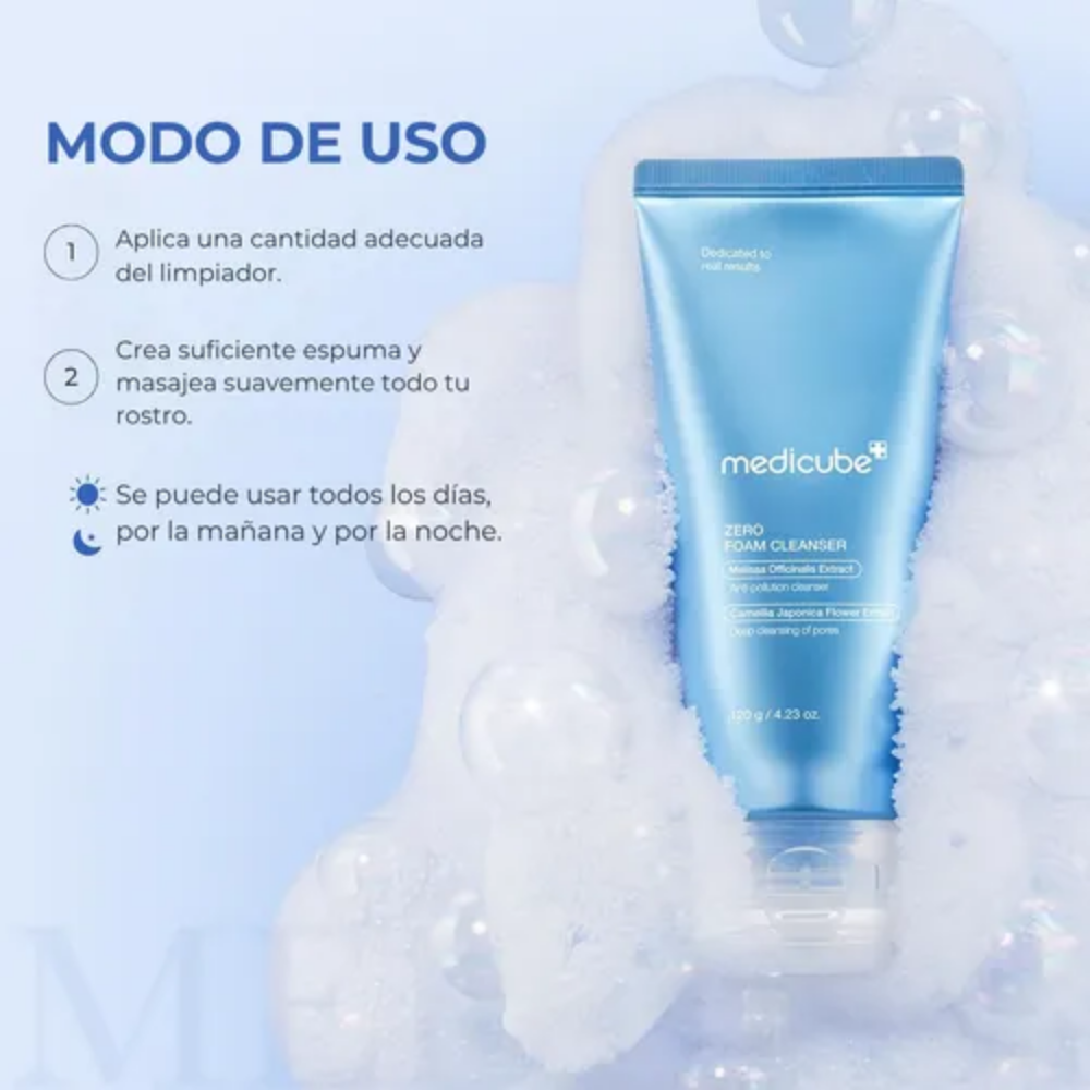 Zero foam cleanser