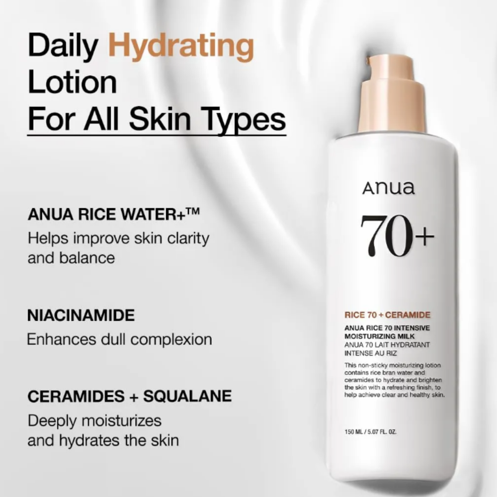 Rice 70 Intensive Moisturizing Milk - nudemakeupgt