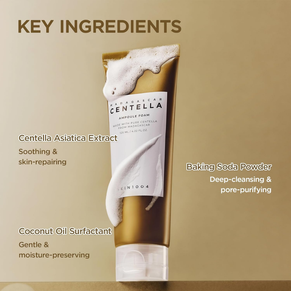 Ampoule foam, cleanser natural - nudemakeupgt