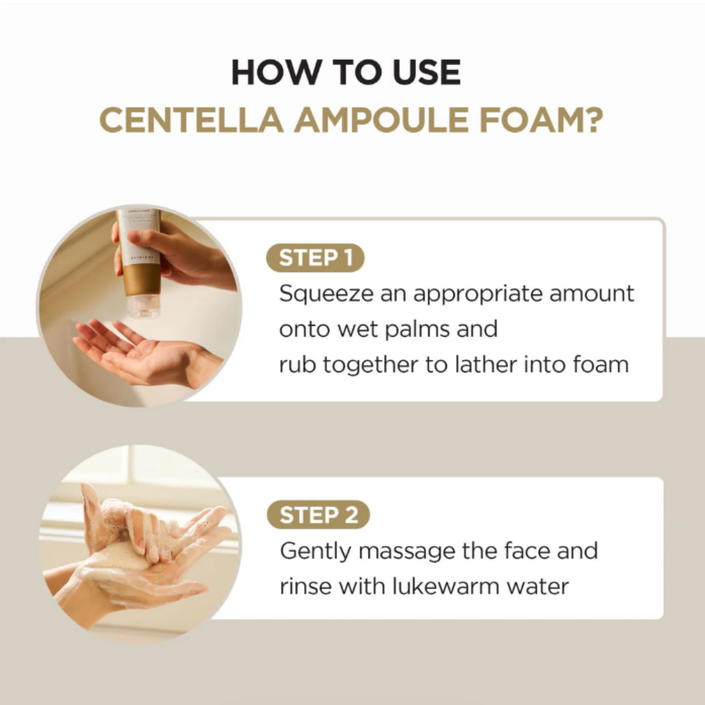 Ampoule foam, cleanser natural - nudemakeupgt