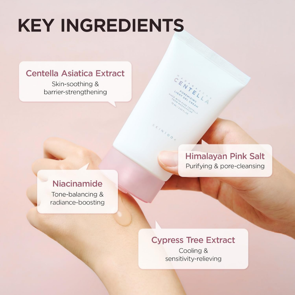 Centella Poremizing Light Gel Cream - nudemakeupgt