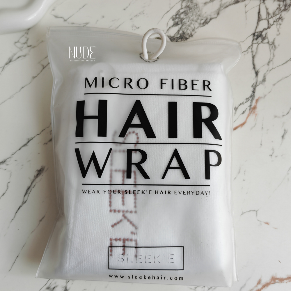 Micro fiber hair wrap blanca - nudemakeupgt