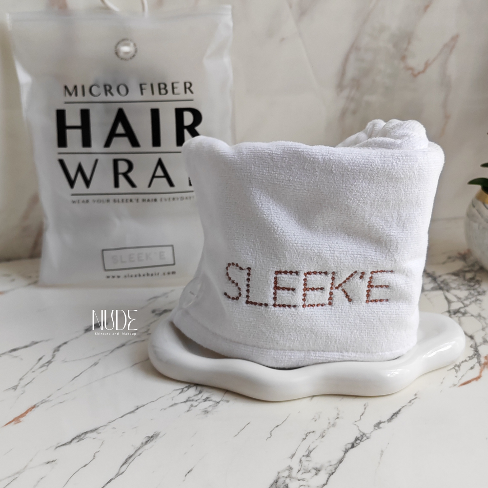 Micro fiber hair wrap blanca - nudemakeupgt