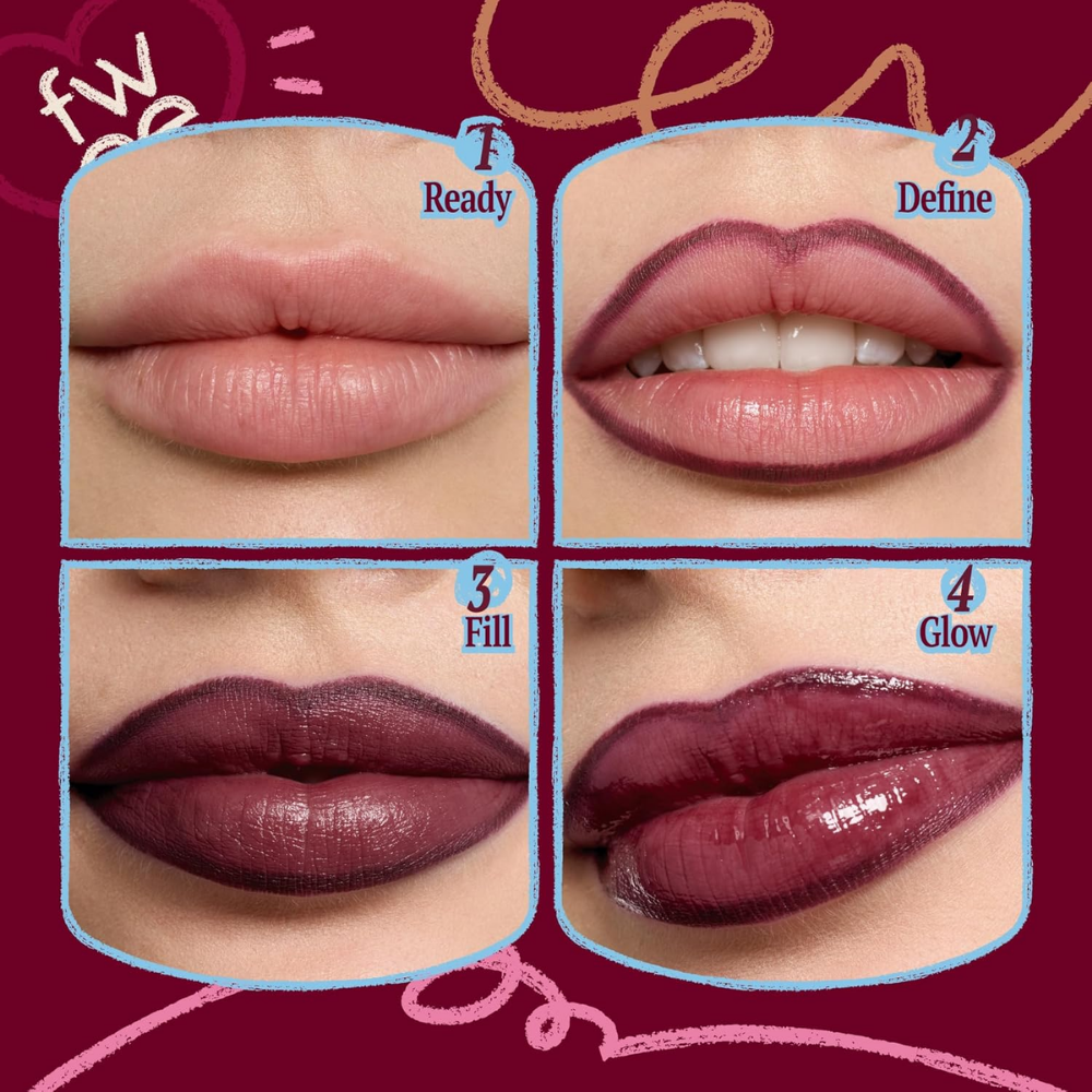 fwee Long Lasting Dual Coloring Stick Lip Liner,