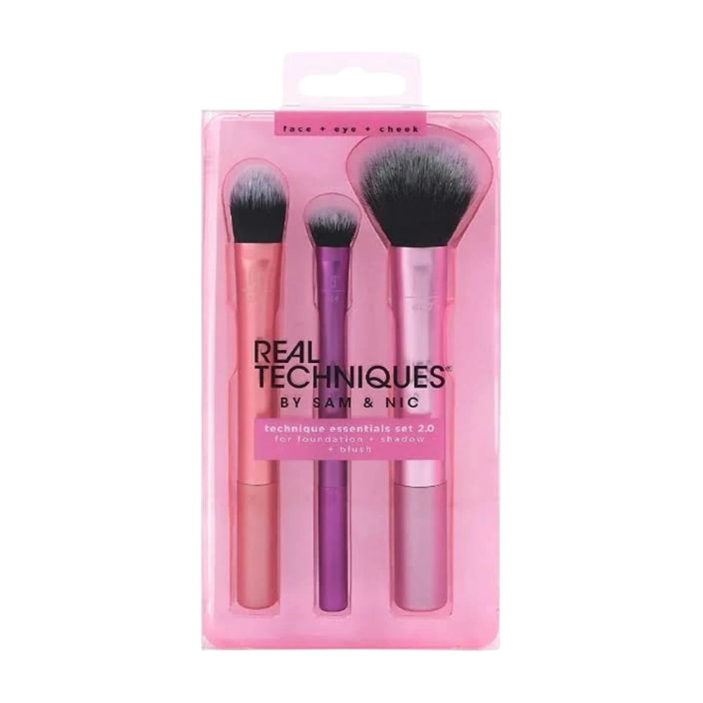 Real Techniques Travel Essentials Kit brochas