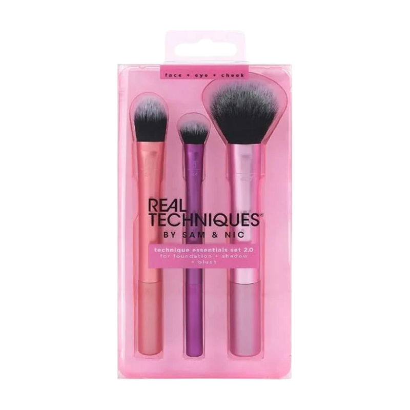 Real Techniques Travel Essentials Kit brochas